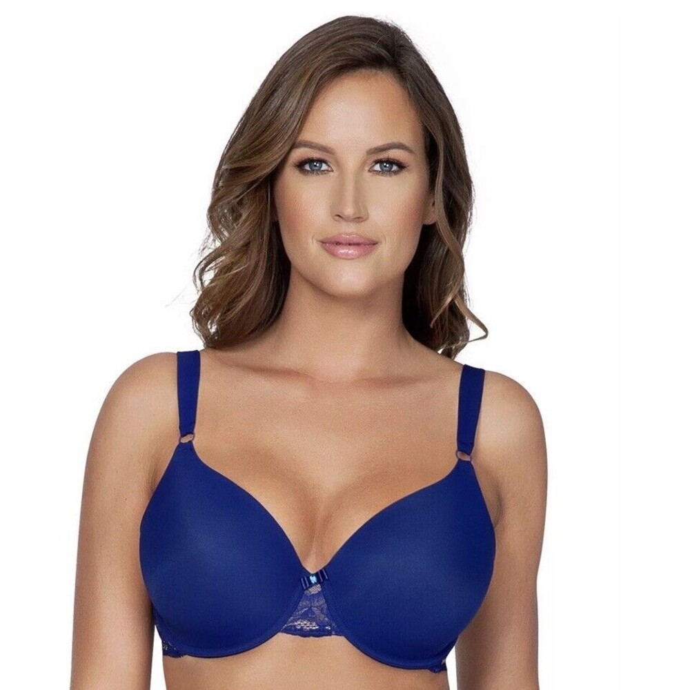 Parfait Blue Marion Full-Figure Padded Contour Bra, Size 34D